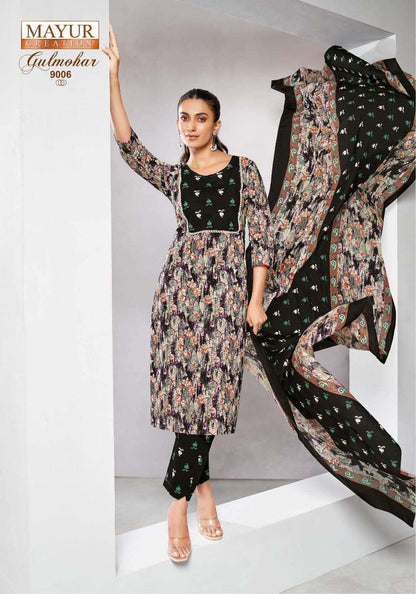 Gulmohar Vol 9 Mayur Creation Cotton Dress Material Manufacturer Ahmedabad