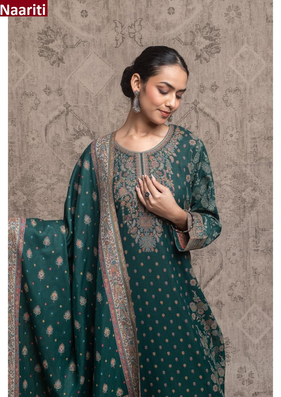 Gulnaar 654 Naariti Woven Pashmina Suits Manufacturer India