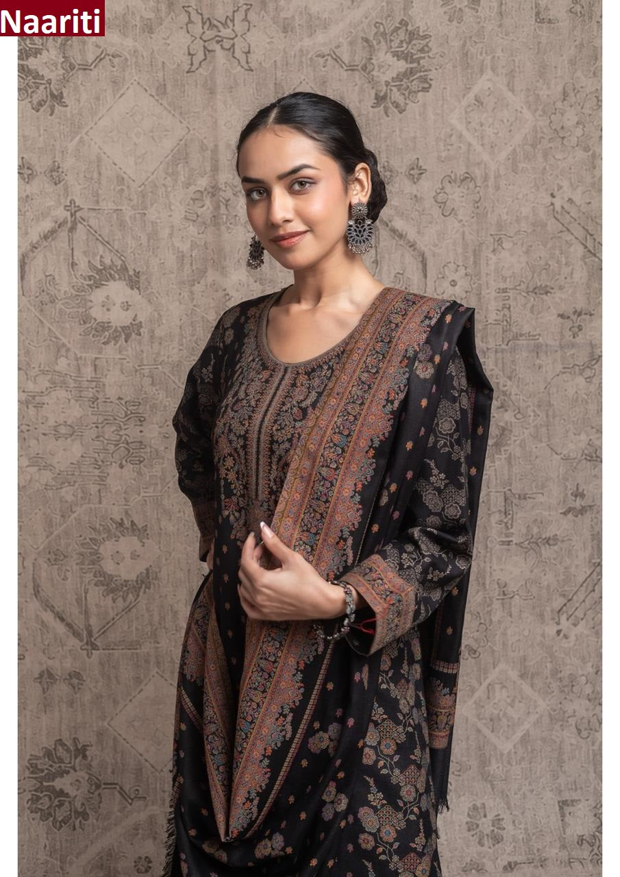 Gulnaar 654 Naariti Woven Pashmina Suits Manufacturer India