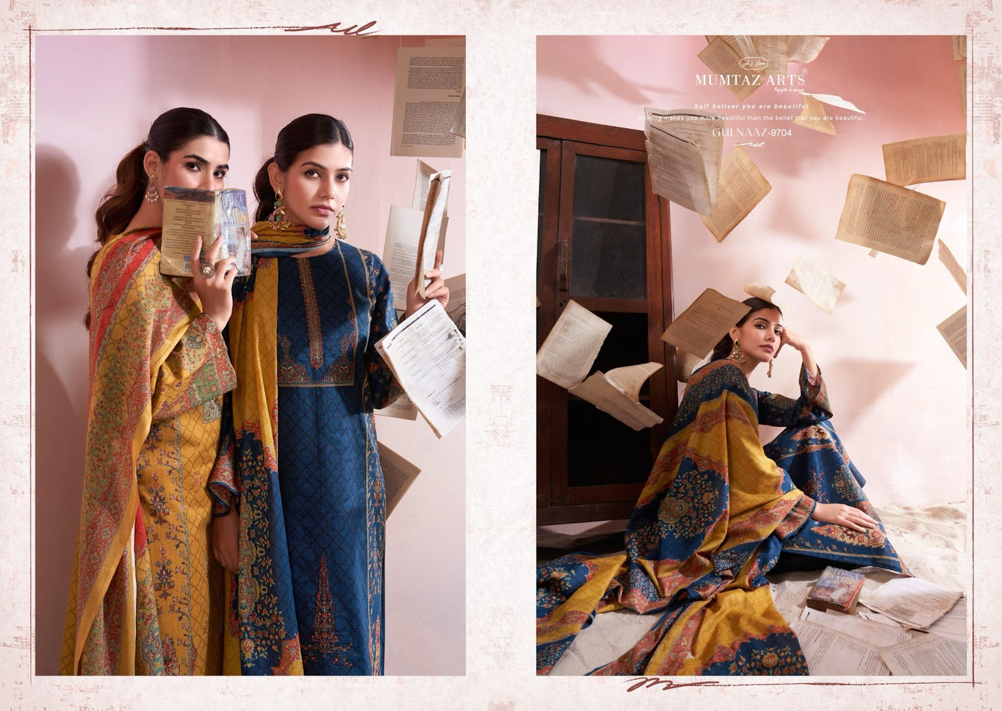 Gulnaaz Mumtaz Arts Viscose Cotton Karachi Salwar Suits Wholesaler India