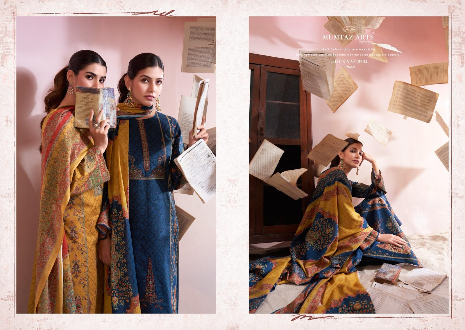 Gulnaaz Mumtaz Arts Viscose Cotton Karachi Salwar Suits Wholesaler India