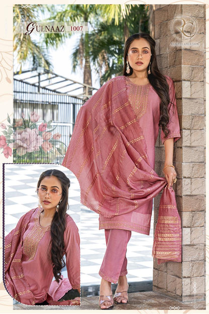 Gulnaaz Ramdev Creation Roman Readymade Pant Style Suits Exporter