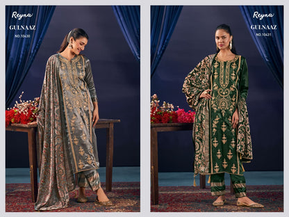 Gulnaaz Reyna Silk Velvet Suits Supplier Gujarat