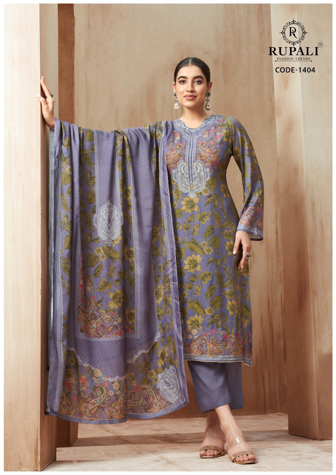 Gulnaaz Rupali Muslin Pant Style Suits Supplier India