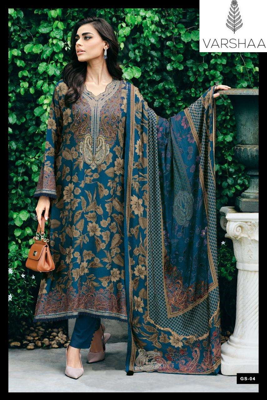 Gulnaaz Special Vol 5 Varshaa Viscose Muslin Pakistani Salwar Suits Manufacturer Ahmedabad