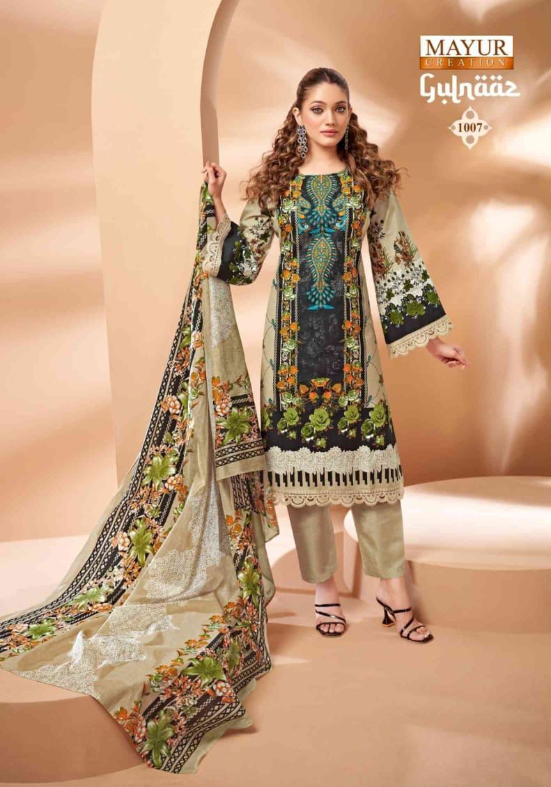 Gulnaaz Vol 1 Mayur Creation Cambric Karachi Salwar Suits Exporter India