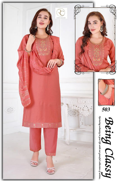 Gulnaaz Vol 2 Ramdev Creation Roman Readymade Pant Style Suits Wholesaler Gujarat