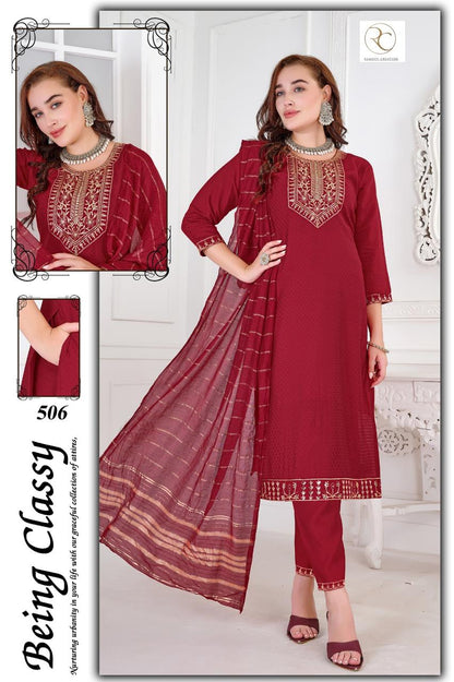 Gulnaaz Vol 2 Ramdev Creation Roman Readymade Pant Style Suits Wholesaler Gujarat