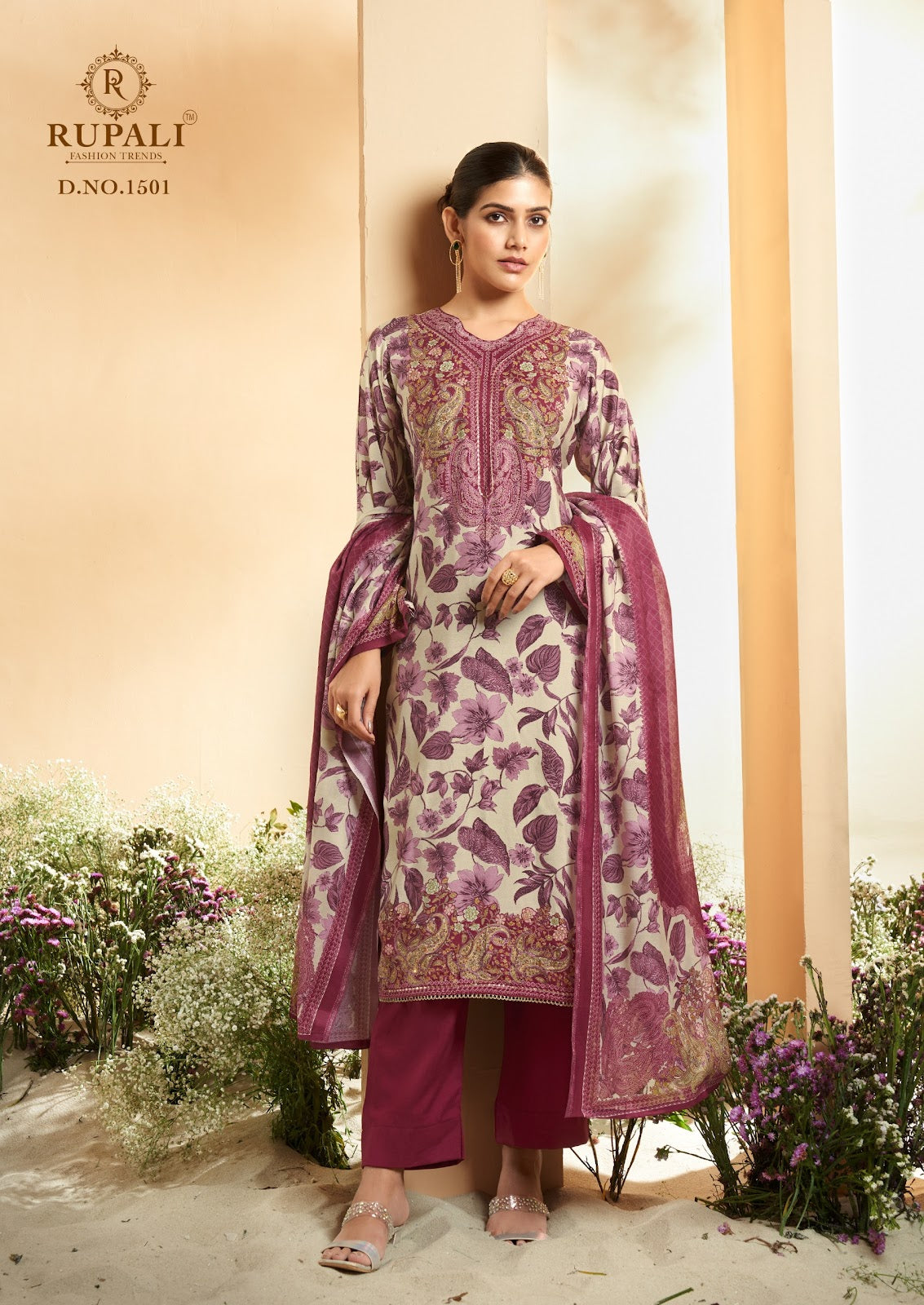 Gulnaaz Vol 2 Rupali Muslin Pant Style Suits Manufacturer India