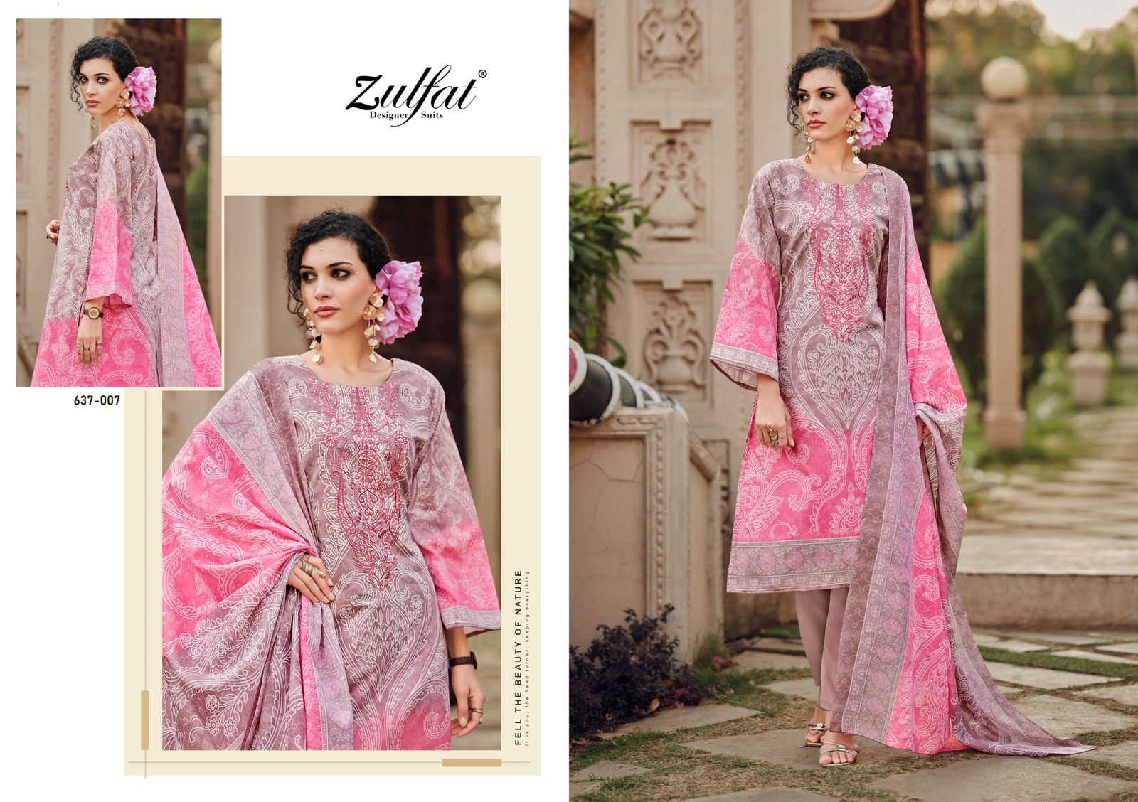 Gulnaaz Vol 2 Zulfat Designer Pure Cotton Pant Style Suits Manufacturer