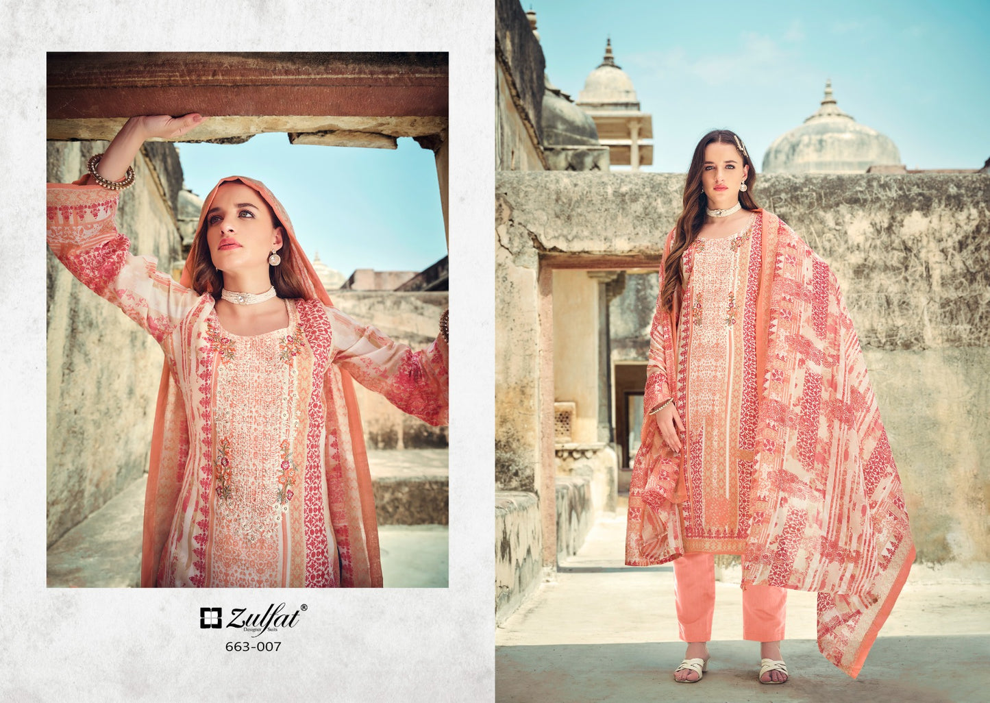 Gulnaaz Vol 5 Zulfat Designer Cotton Karachi Readymade Suits Supplier Gujarat