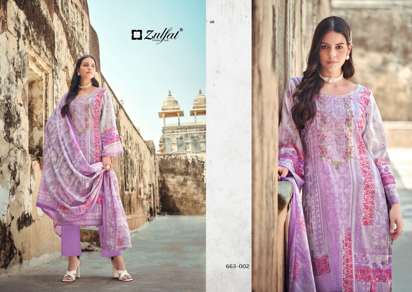 Gulnaaz Vol 5 Zulfat Designer Cotton Karachi Readymade Suits Supplier Gujarat