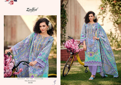 Gulnaaz Vol 6 Zulfat Designer Cotton Karachi Salwar Suits Wholesaler