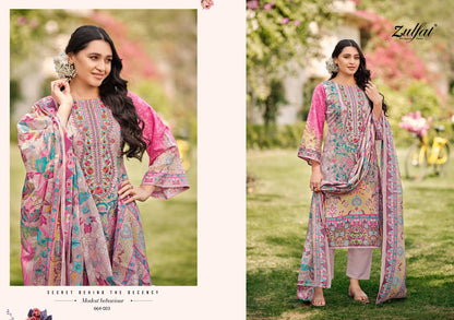 Gulnaaz Vol 6 Zulfat Designer Cotton Karachi Salwar Suits Wholesaler