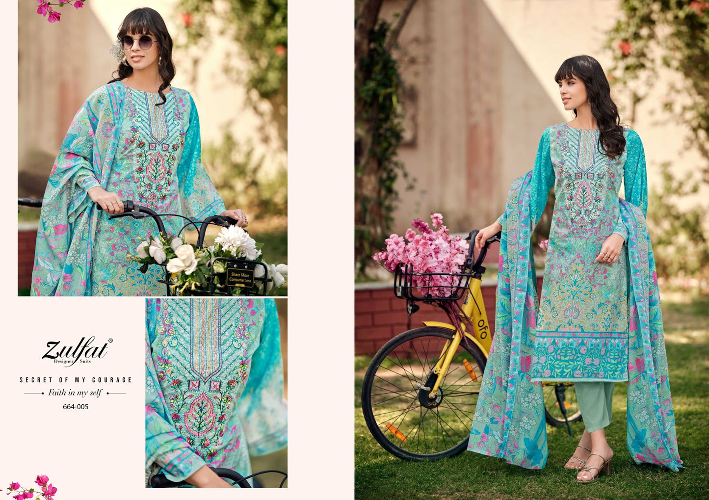Gulnaaz Vol 6 Zulfat Designer Cotton Karachi Salwar Suits Wholesaler