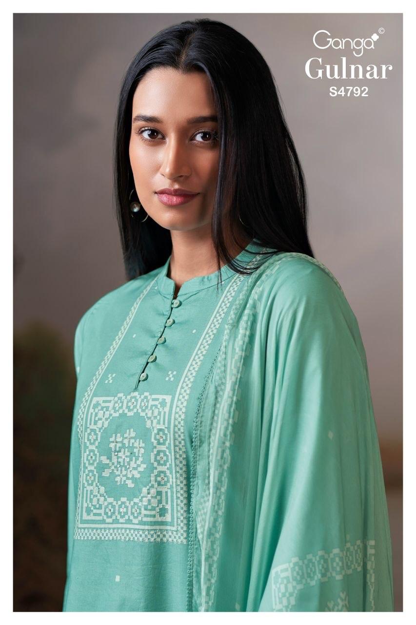 Gulnar S4792 Ganga Cotton Pant Style Suits Supplier