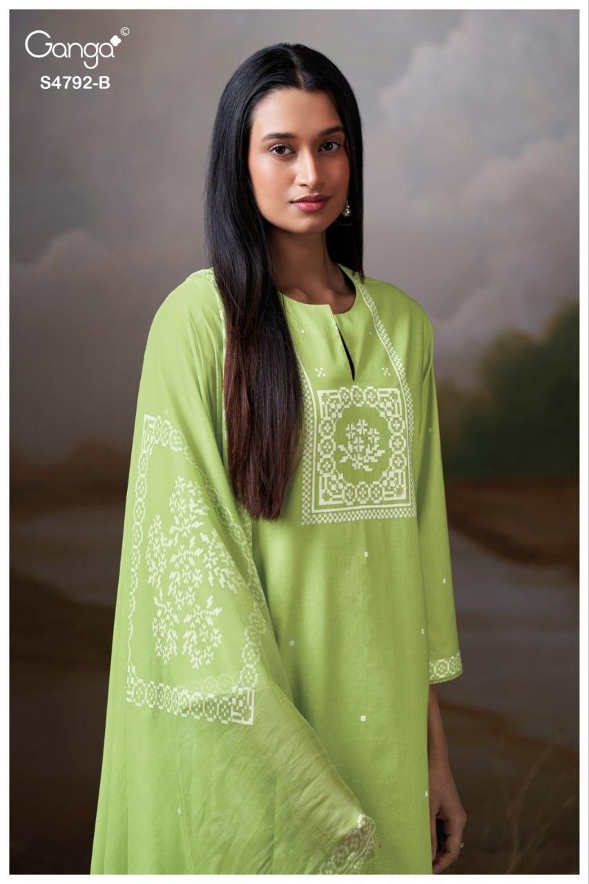 Gulnar S4792 Ganga Cotton Pant Style Suits Supplier