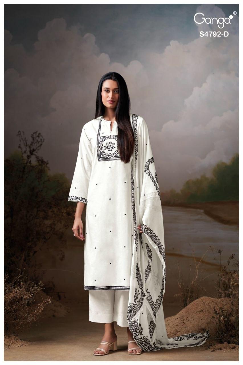 Gulnar S4792 Ganga Cotton Pant Style Suits Supplier