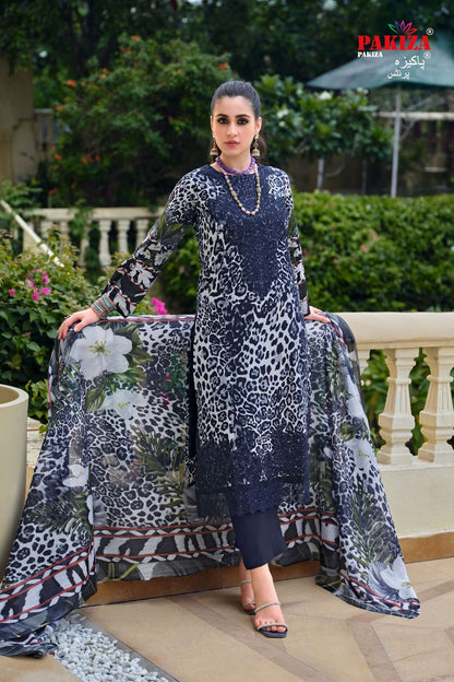 Gulnawaz Vol 24 Pakiza Prints Lawn Cotton Karachi Salwar Suits Supplier Gujarat