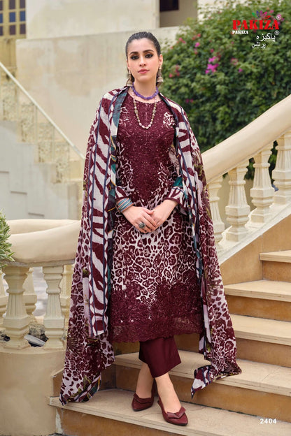Gulnawaz Vol 24 Pakiza Prints Lawn Cotton Karachi Salwar Suits Supplier Gujarat