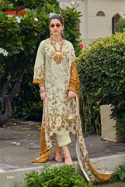 Gulnawaz Vol 25 Pakiza Prints Lawn Cotton Karachi Salwar Suits Manufacturer Gujarat
