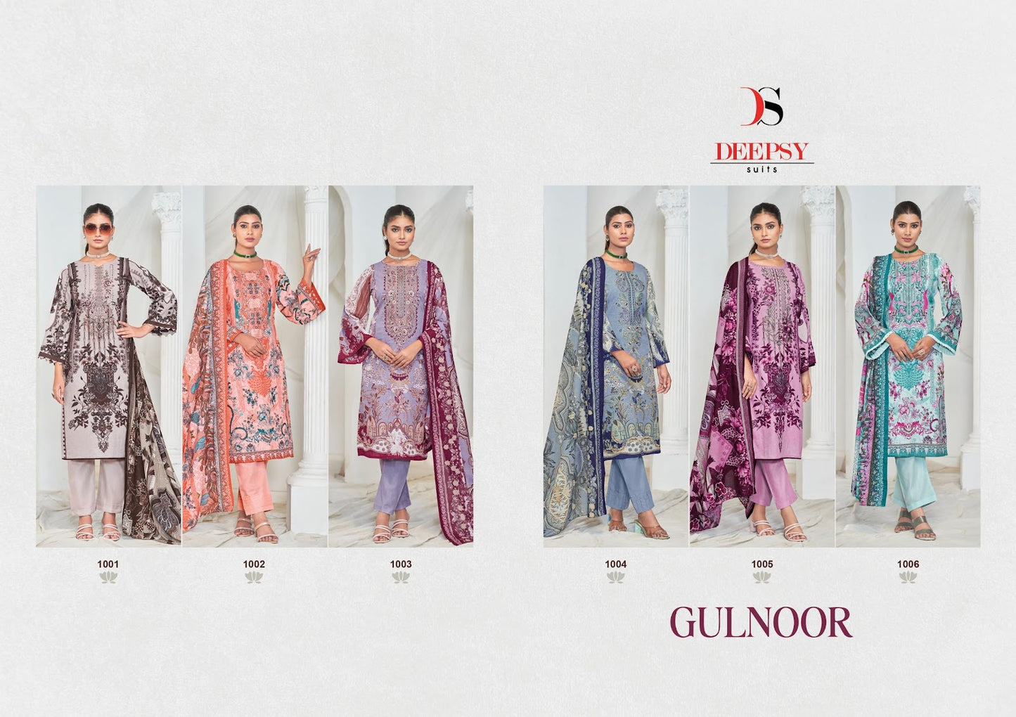 Gulnoor Deepsy Cotton Karachi Salwar Suits Wholesale