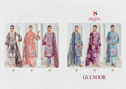 Gulnoor Deepsy Cotton Karachi Salwar Suits Wholesale
