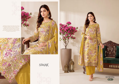 Gulrang Simar Viscose Pashmina Suits Wholesaler Gujarat