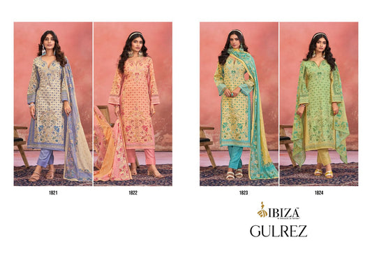 Gulrez Ibiza Pure Linen Pant Style Suits Wholesale Price