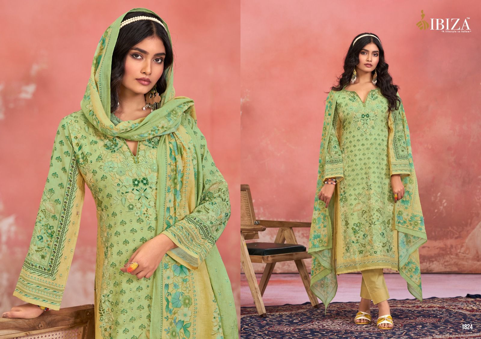 Gulrez Ibiza Pure Linen Pant Style Suits Wholesale Price