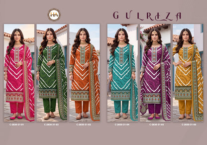 Gulriza Harshit Fashion Twill Pashmina Suits Wholesale Rate