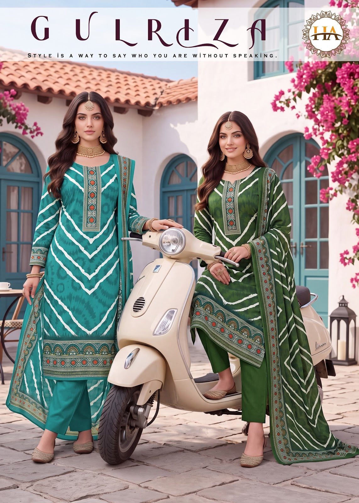 Gulriza Harshit Fashion Twill Pashmina Suits Wholesale Rate