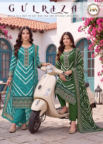 Gulriza Harshit Fashion Twill Pashmina Suits Wholesale Rate