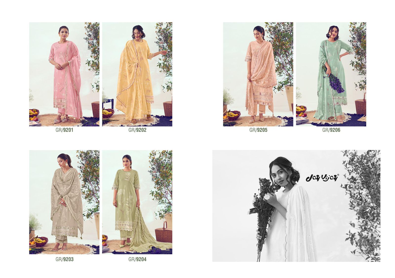 Gulroz Jay Vijay Pure Cotton Pant Style Suits Manufacturer