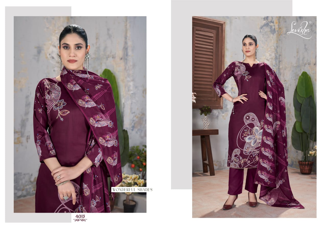 Gulshan Levisha Jam Cotton Karachi Salwar Suits Wholesale Price