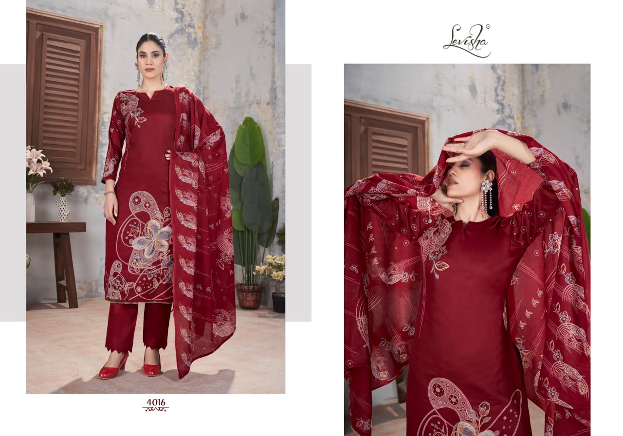 Gulshan Levisha Jam Cotton Karachi Salwar Suits Wholesale Price