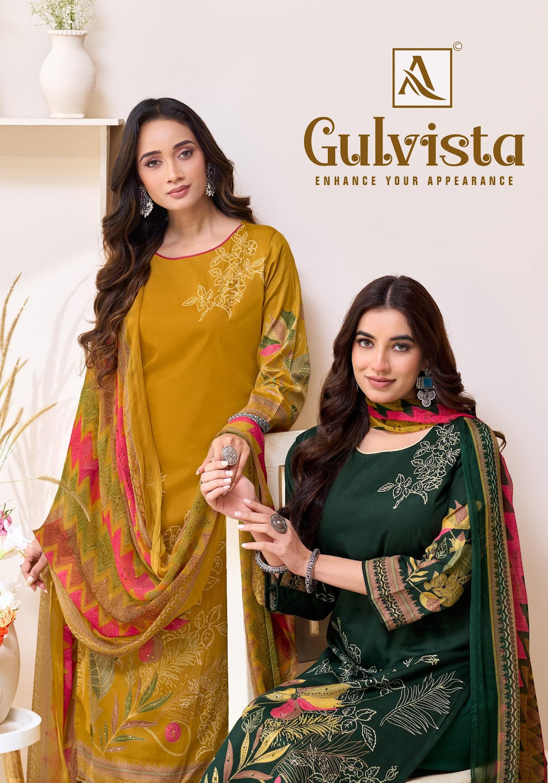 Gulvista Alok Zam Karachi Salwar Suits Manufacturer