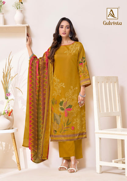 Gulvista Alok Zam Karachi Salwar Suits Manufacturer