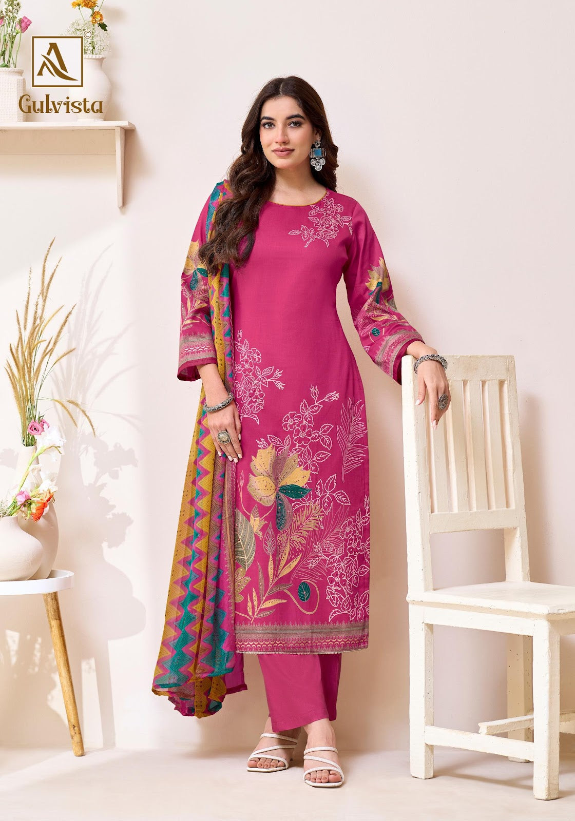 Gulvista Alok Zam Karachi Salwar Suits Manufacturer