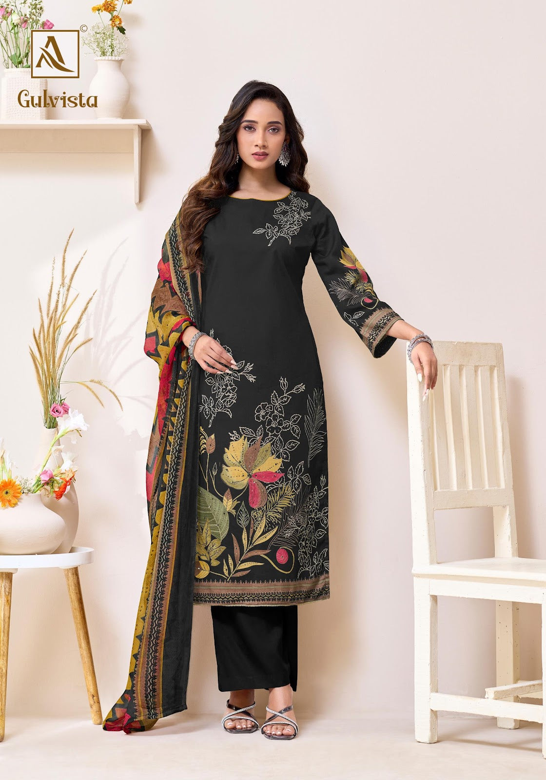 Gulvista Alok Zam Karachi Salwar Suits Manufacturer