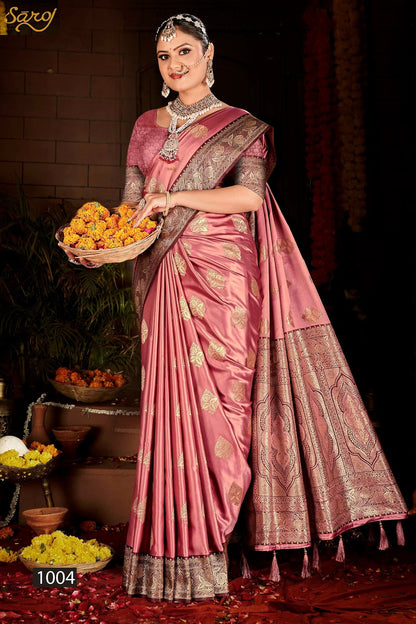Gulzaar Satin Silk Vol 2 Saroj Sarees Manufacturer Gujarat