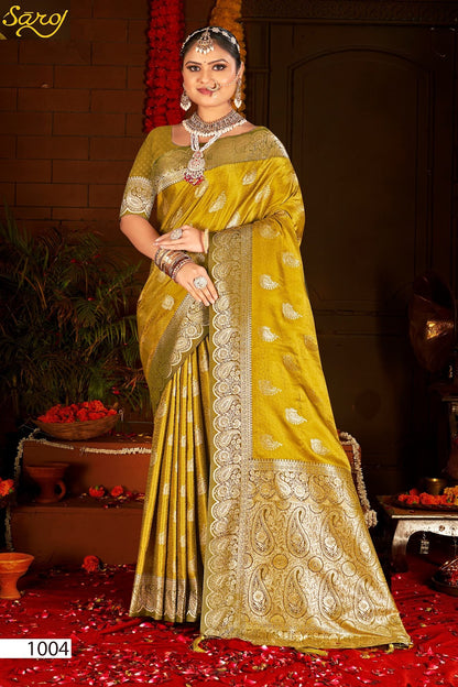 Gulzaar Satin Silk Vol 3 Saroj Sarees Supplier Gujarat