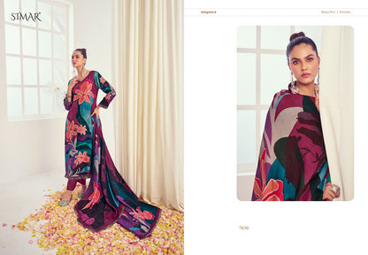 Gulzaar Simar Viscose Pant Style Suits Exporter India