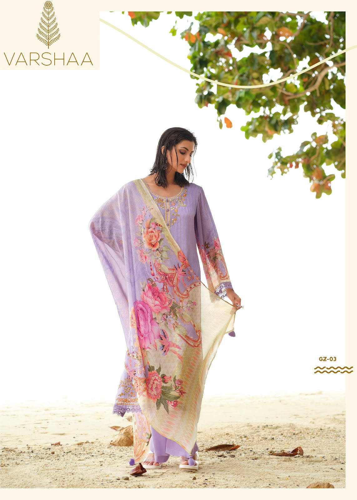 Gulzaar Varshaa Viscose Chinon Pakistani Salwar Suits Wholesaler Ahmedabad