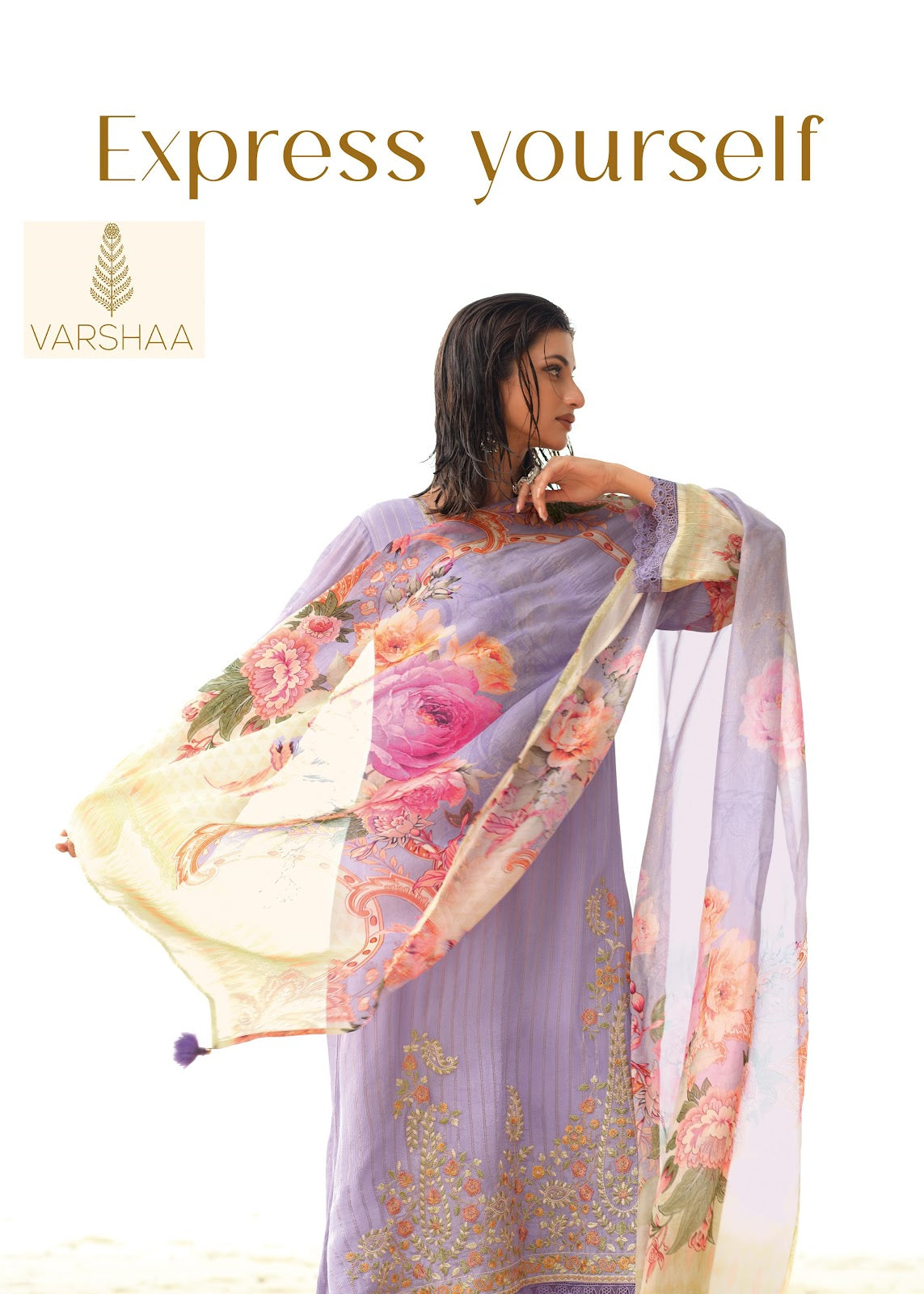 Gulzaar Varshaa Viscose Chinon Pakistani Salwar Suits Wholesaler Ahmedabad