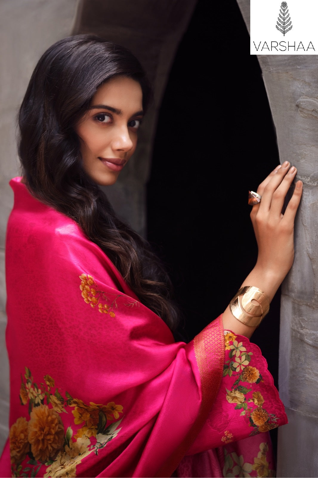 Gulzaar Varshaa Russian Silk Pant Style Suits Wholesale Rate