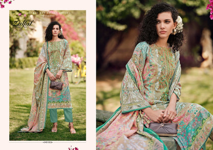 Gulzaar Zulfat Designer Cotton Karachi Salwar Suits Manufacturer Ahmedabad