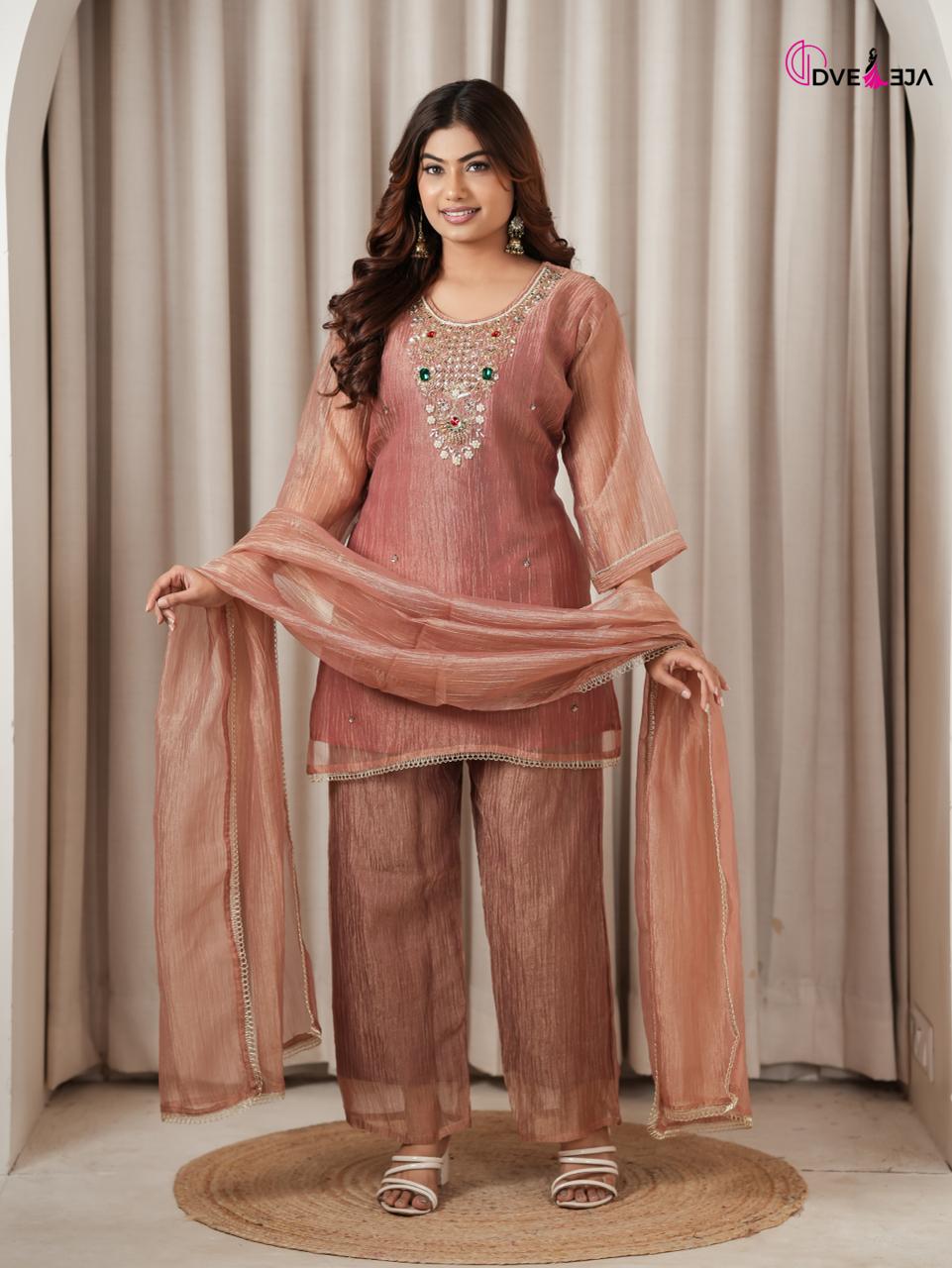 Gulzar Dveeja Fashion Salsa Readymade Plazzo Style Suits Exporter India