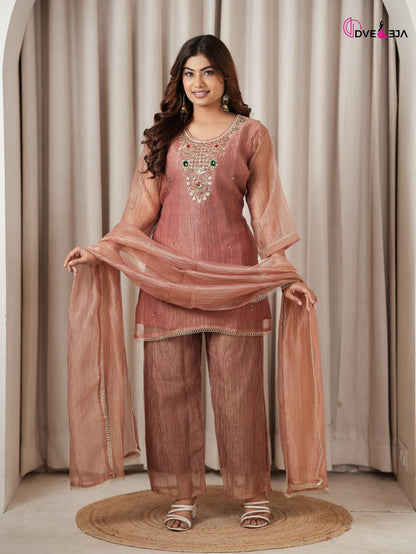 Gulzar Dveeja Fashion Salsa Readymade Plazzo Style Suits Exporter India