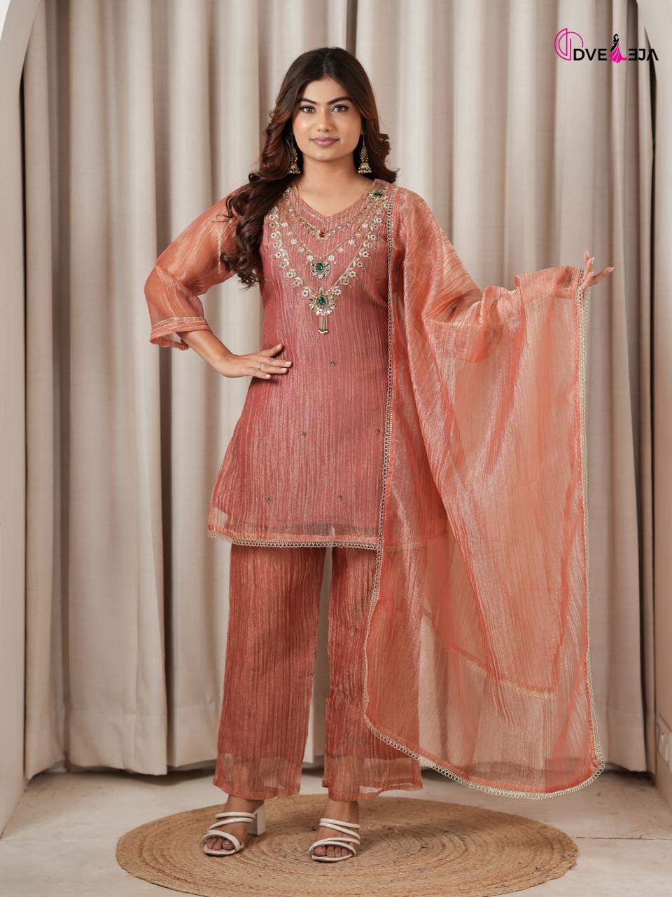 Gulzar Dveeja Fashion Salsa Readymade Plazzo Style Suits Exporter India
